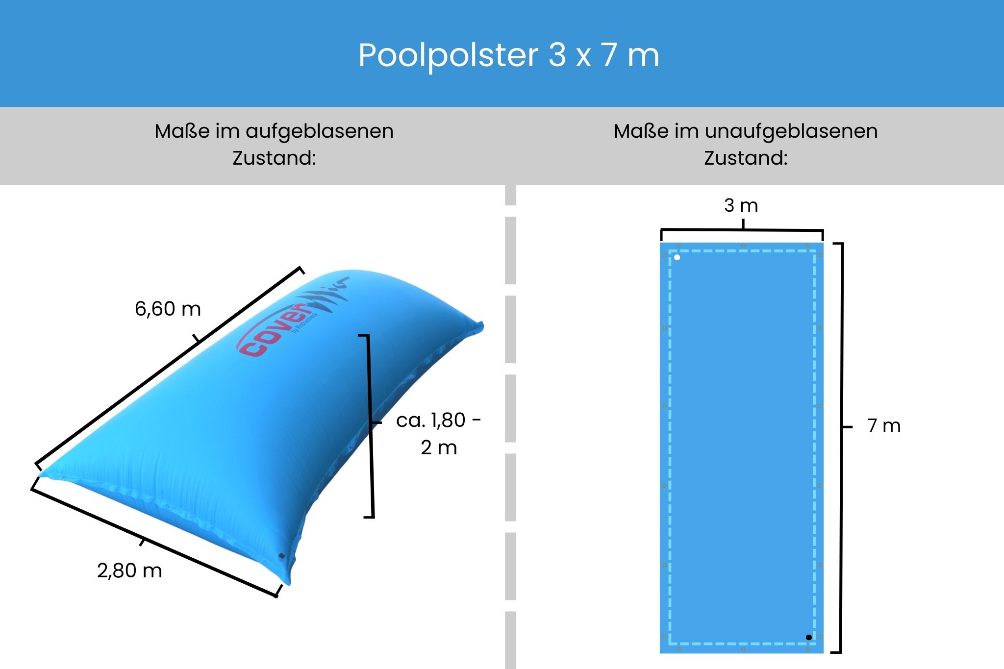 Poolpolser 3 x 7 m