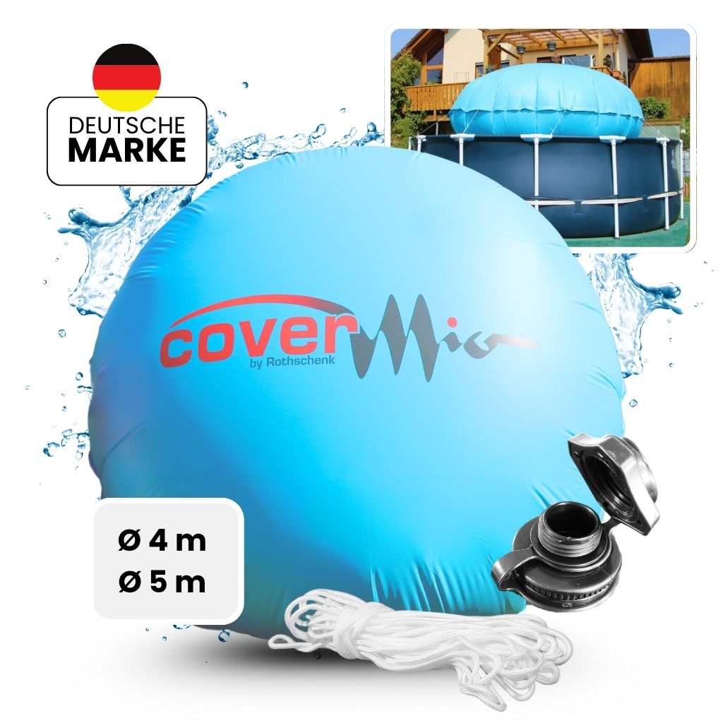 Poolkissen rund mit Ventil und Größen