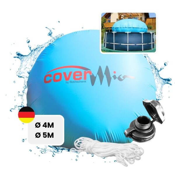 Poolkissen rund mit Ventil und Größen