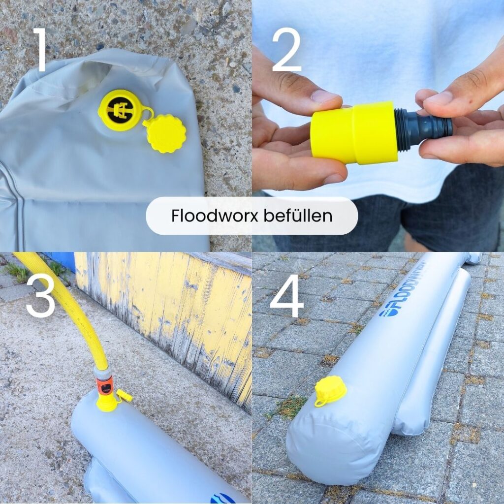 Floodworx befüllen schritt für schritt
