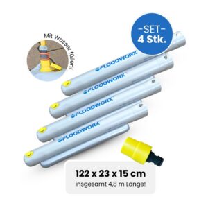 Floodworx Hochwasserschutz vier Stück