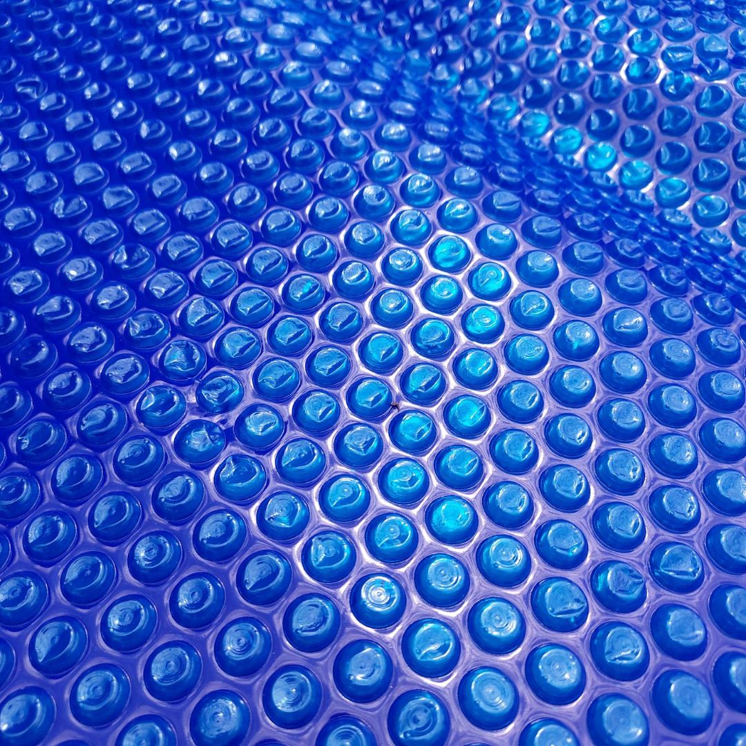 Solarfolie blau im Detail