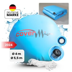 Poolkissen rund mit Befüllventil und Entlüftungsventil