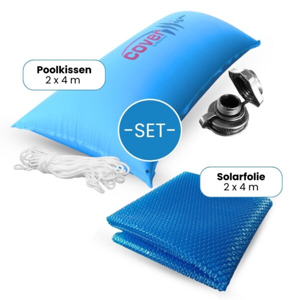 Poolkissen und Solarfolie im Set