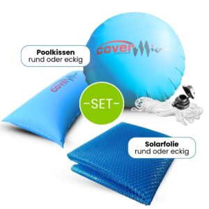 Poolkissen und Solarfolie im Set