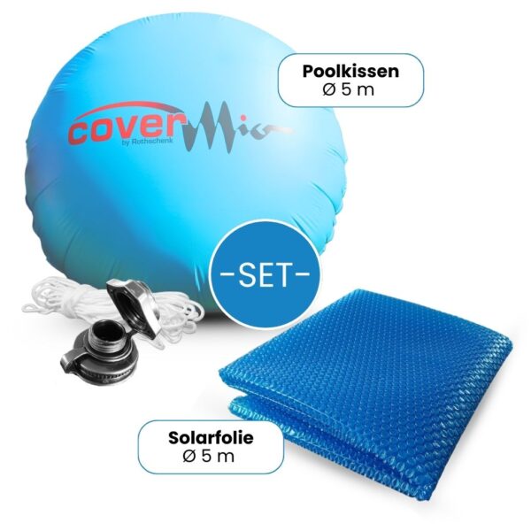 Poolkissen und Solarfolie im Set