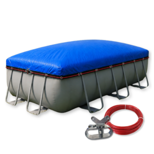 Poolabdeckung winter rechteckig